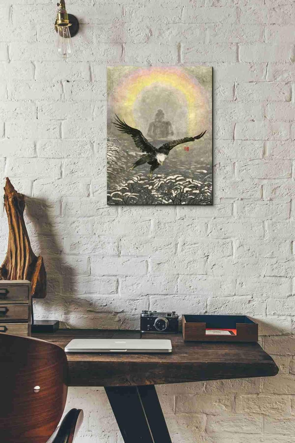 Epic Graffiti 'Nirvana' by River Han, Canvas Wall Art, 12"x16"
