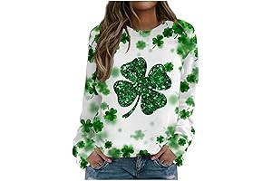 Women's St Patrick's Day Sweatshirt: Celebrate the Luck of the Irish in Style
