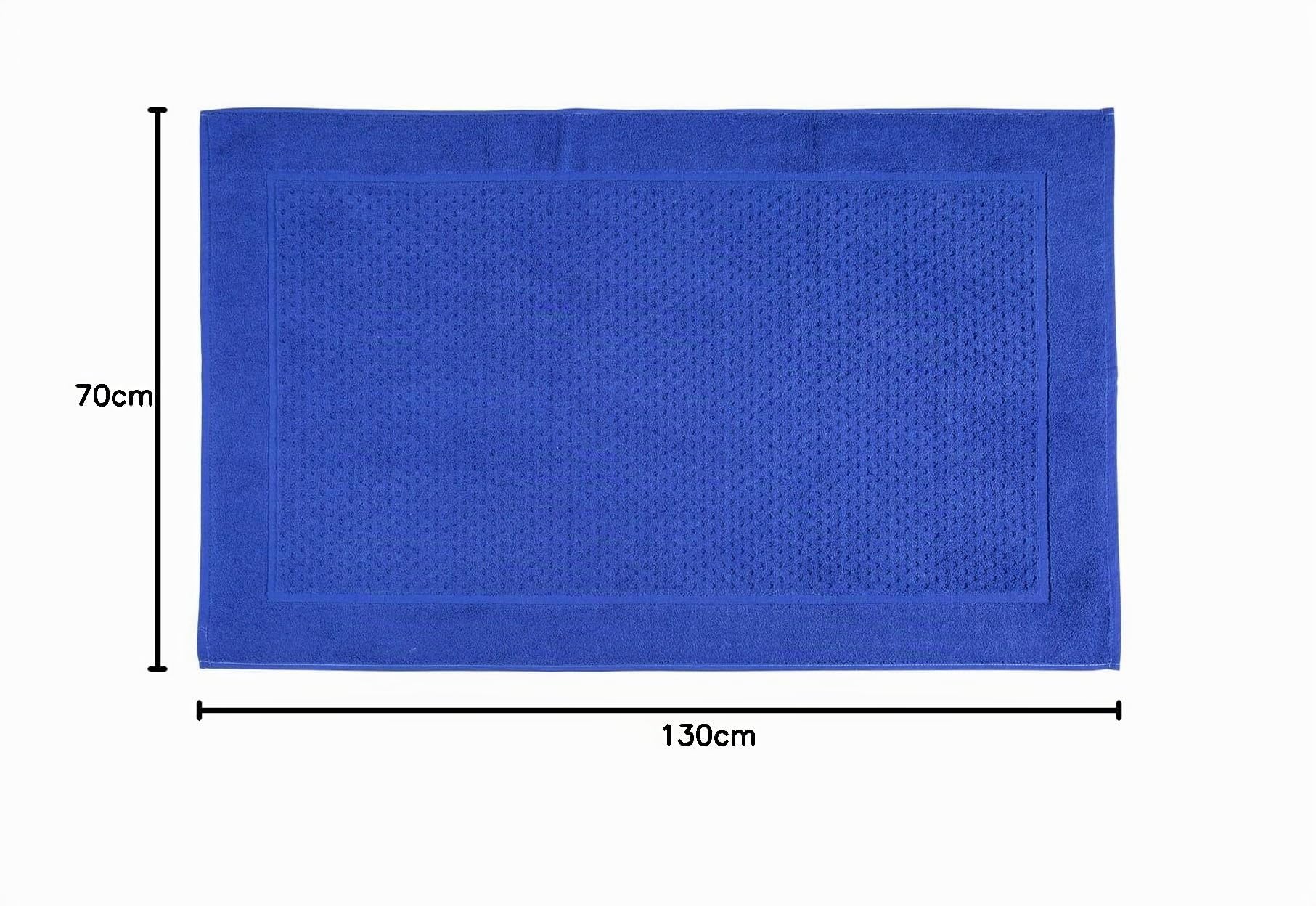 Caleffi – Tapis Bain 60x100 cm Doux et Absorbant – Tapis Salle Bain Antiderapant Lavable – Design italien pour Douche ou Toilette - Grande Taille - Tapis Bain Absorbant - Tapis Douche