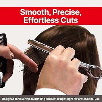 Feather Bonus Value Pack - Styling Razor Standard Blades - Professional Hair Cutting Blades for Styling, Shaping, Thinning - Single Edge Guarded Blade -Made in Japan- 30 Counts + 1 Blade Disposal Case