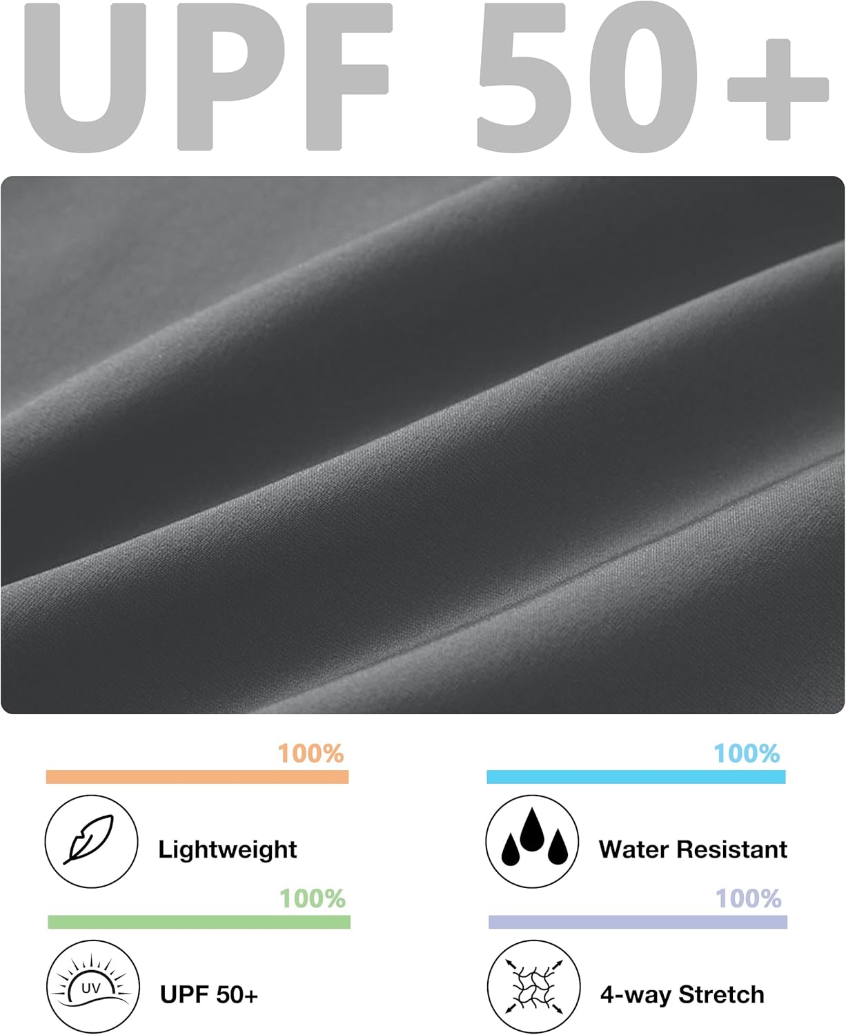 JWM Men's 7" Golf Shorts with 6 Pockets - Stretchy Lightweight Hiking Hybrid Work Dress Short Casual Breathable Quick Dry