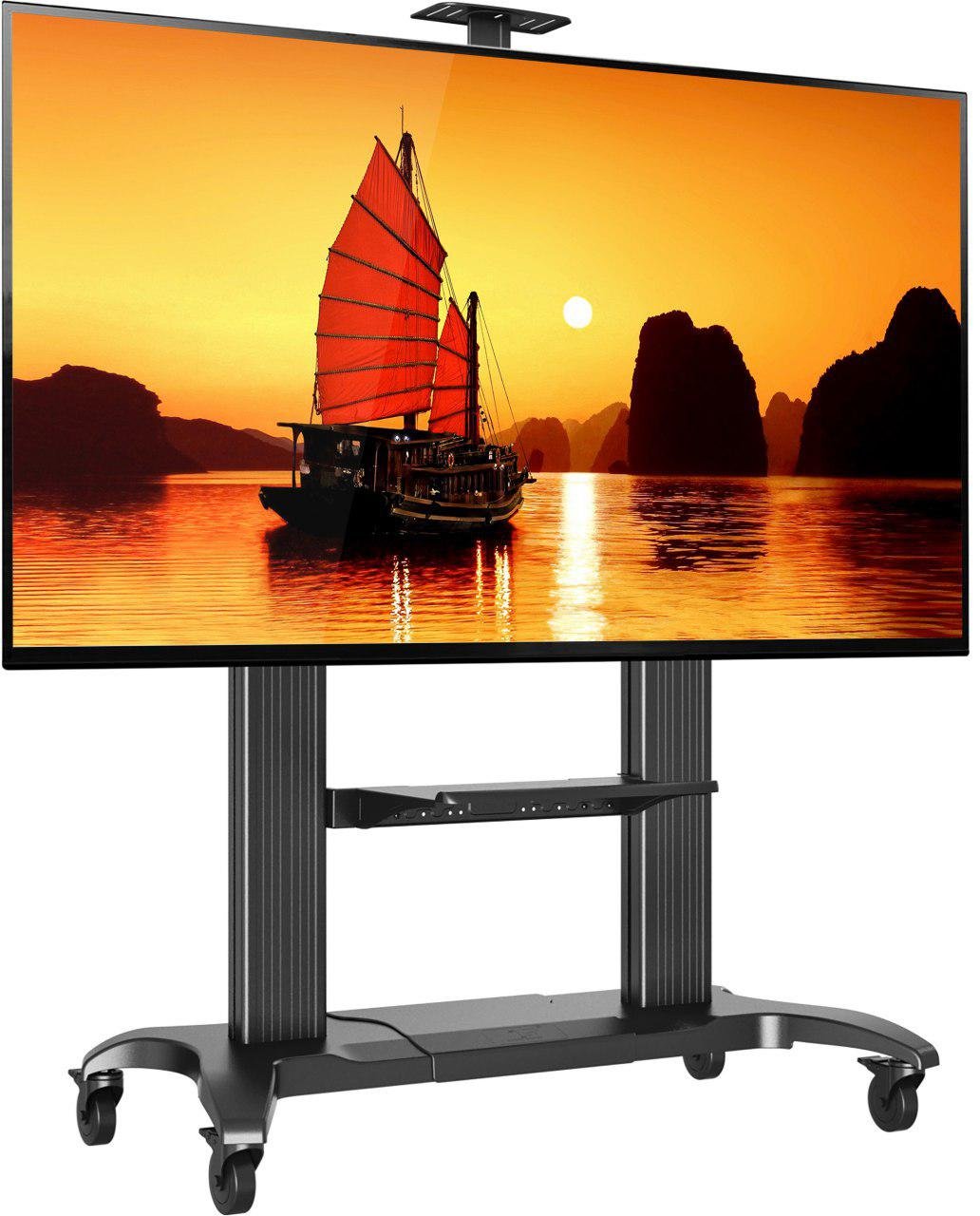 Buy Heavy Duty Mobile TV Stand TV Cart with Wheels for 60” 100 Inch