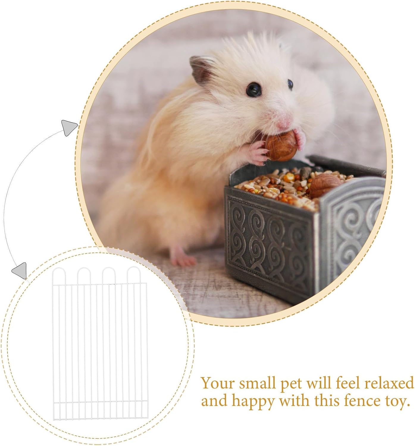 Small Animal Playpen Panels 12pcs White 23x15cm Bunny Fence Hamster Pet Playpen for Rabbits Hedgehogs and Small Pets
