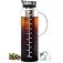 Brew To A Tea - Cold Brew Coffee Maker, French Press Style, 48 oz, Clear Glass, Airtight Lid, Stainless Steel Filter, Mo
