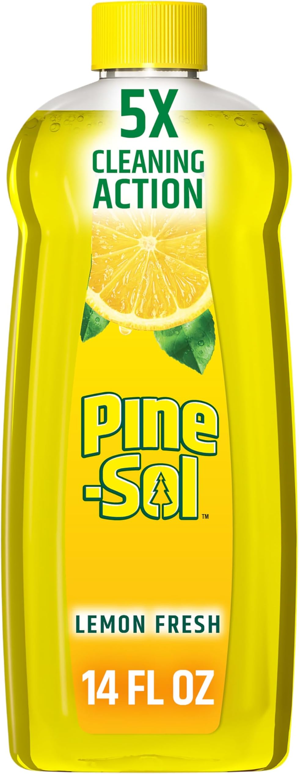 Pine-Sol Multi-Surface Cleaner, Lemon Fresh, 14 Fluid Ounces (Pack May vary)
