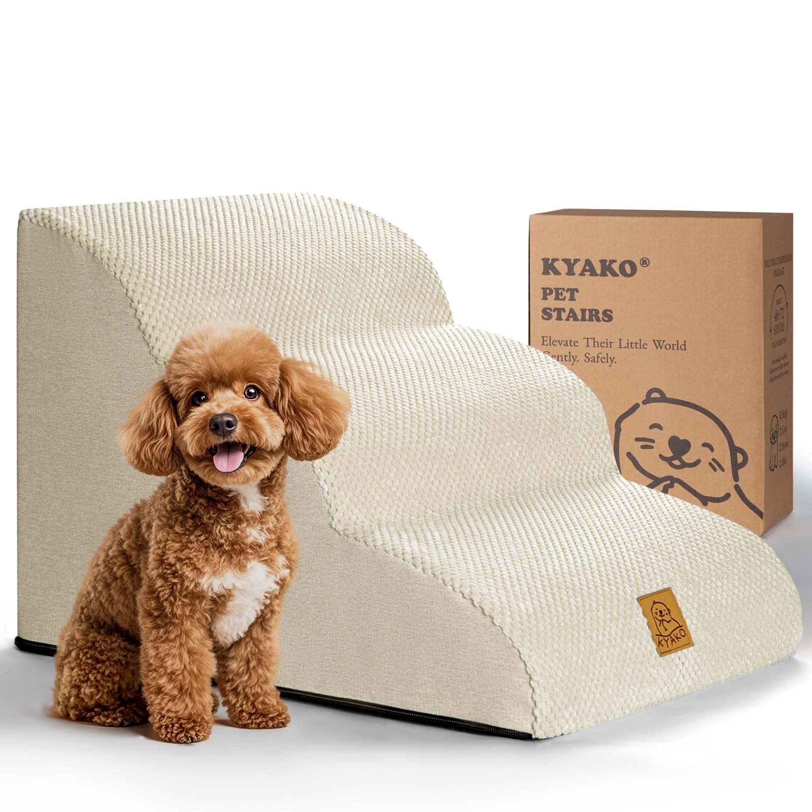 Amazon | KYAKO 犬 階段 犬 ステップ 高さ40CM ペット 階段 犬