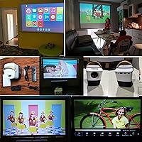 Vista 3 de ALUKAP Small Projector Mini Projector,Pocket Home Theater Proyector with Video Beamer Option Bluetooth Projetor