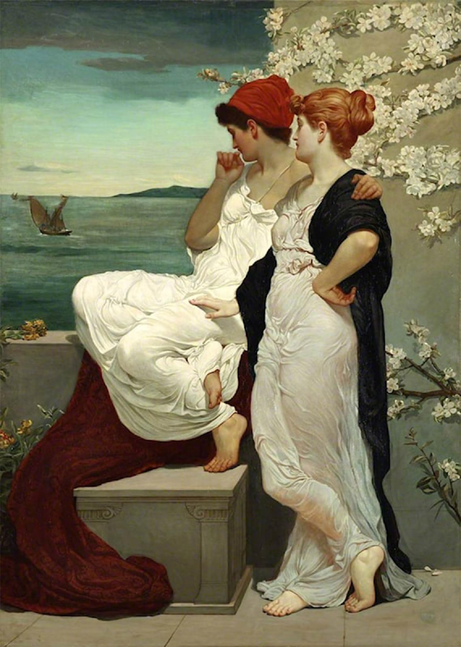 POSTERIIk Vintage Classic Picture Landscape Artwork Women of Phoenicia Robert Fowler Portrait Canvas Painting for Office Home Decor 60x90cm