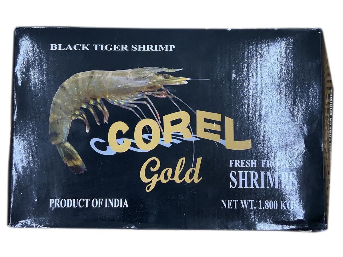 Amazon.co.jp: 冷凍エビ（ブラックタイガー）無頭・殻付き 1.8kg