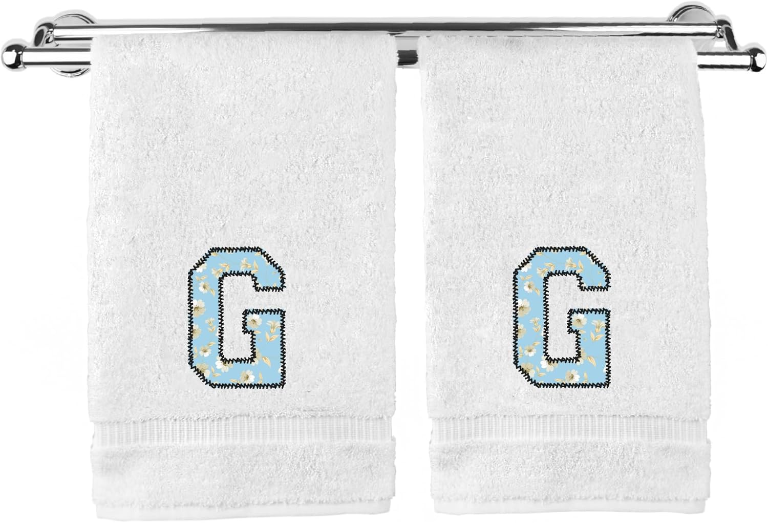 BC BARE COTTON Personalized Monogram Make Your Own Hand Towels Custom Wedding Engagement