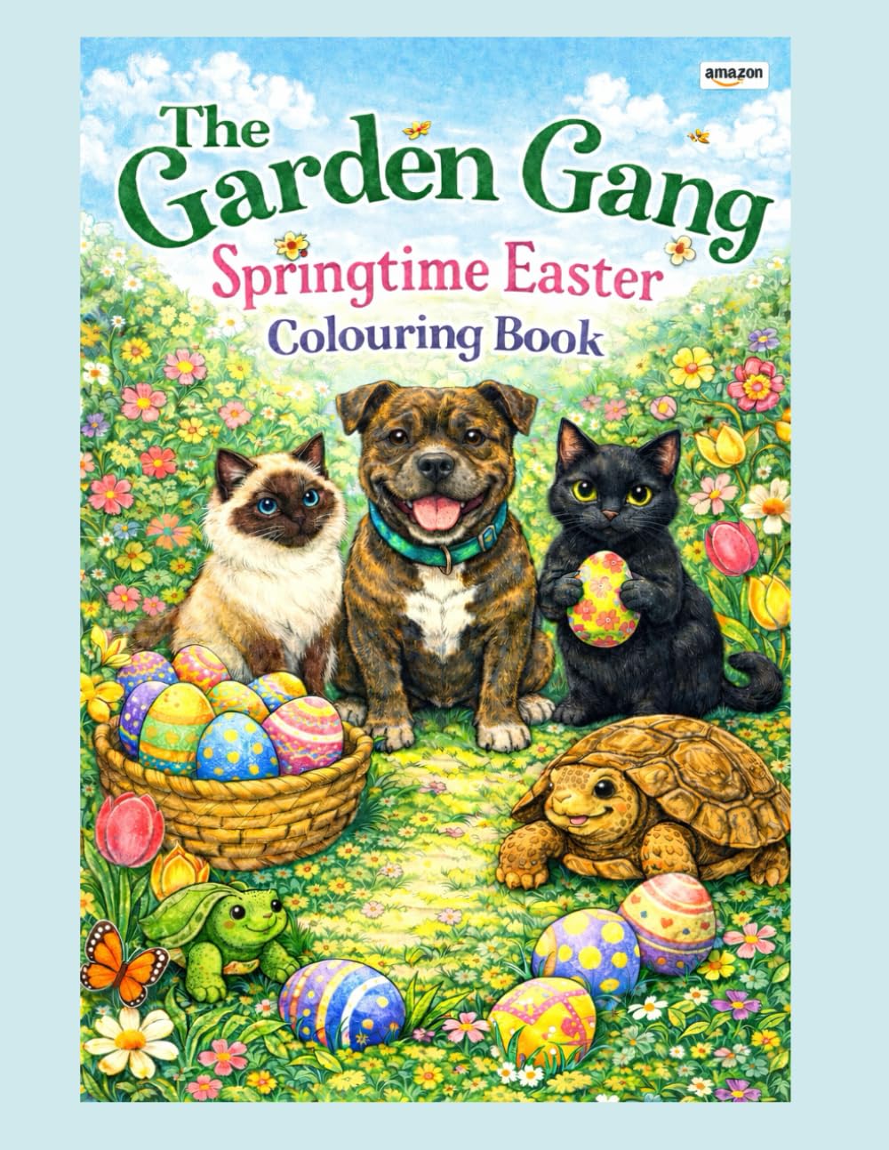 Springtime Easter Colouring Book With The Garden Gang