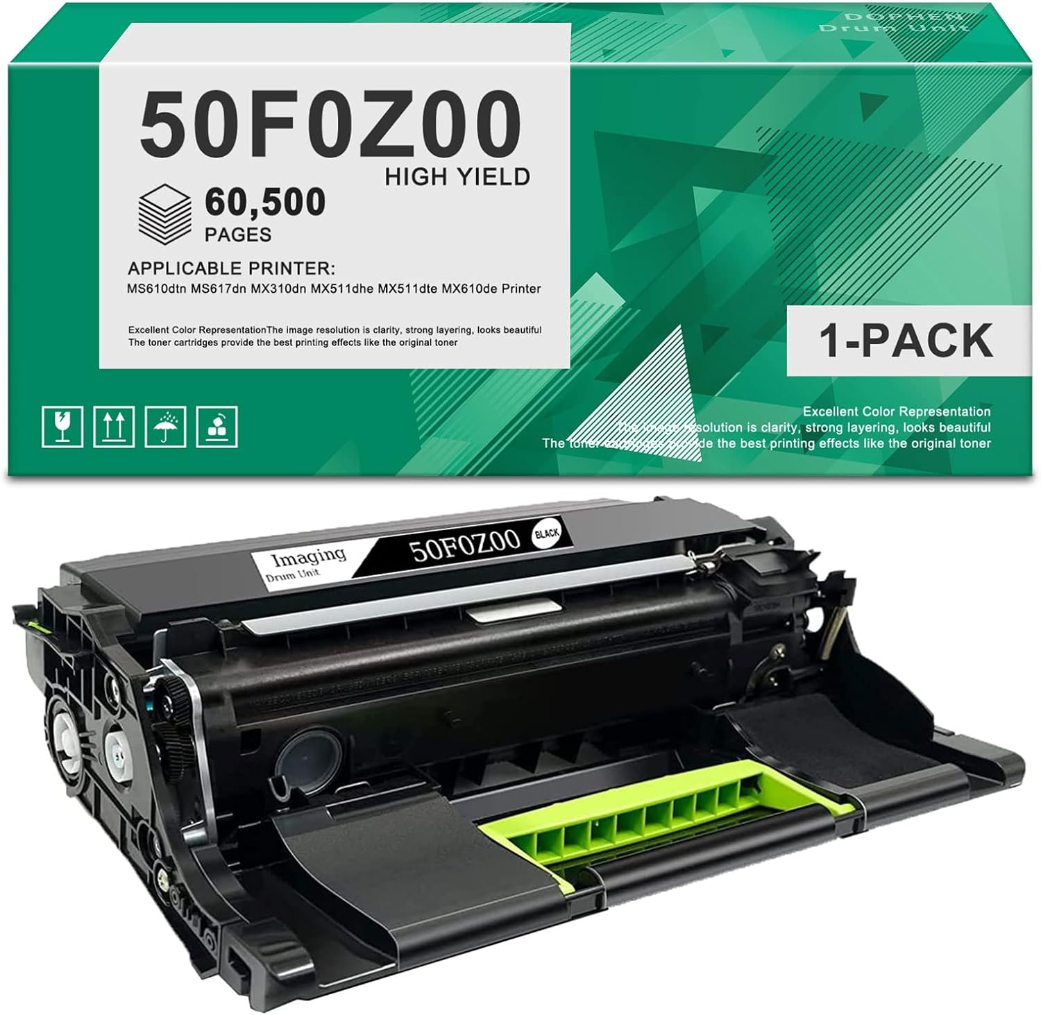 Lexmark Gruppo Tamburo Return Program 500Z Originale Colore 60000 Pagine 50f0z00 1933332 - Foto 3