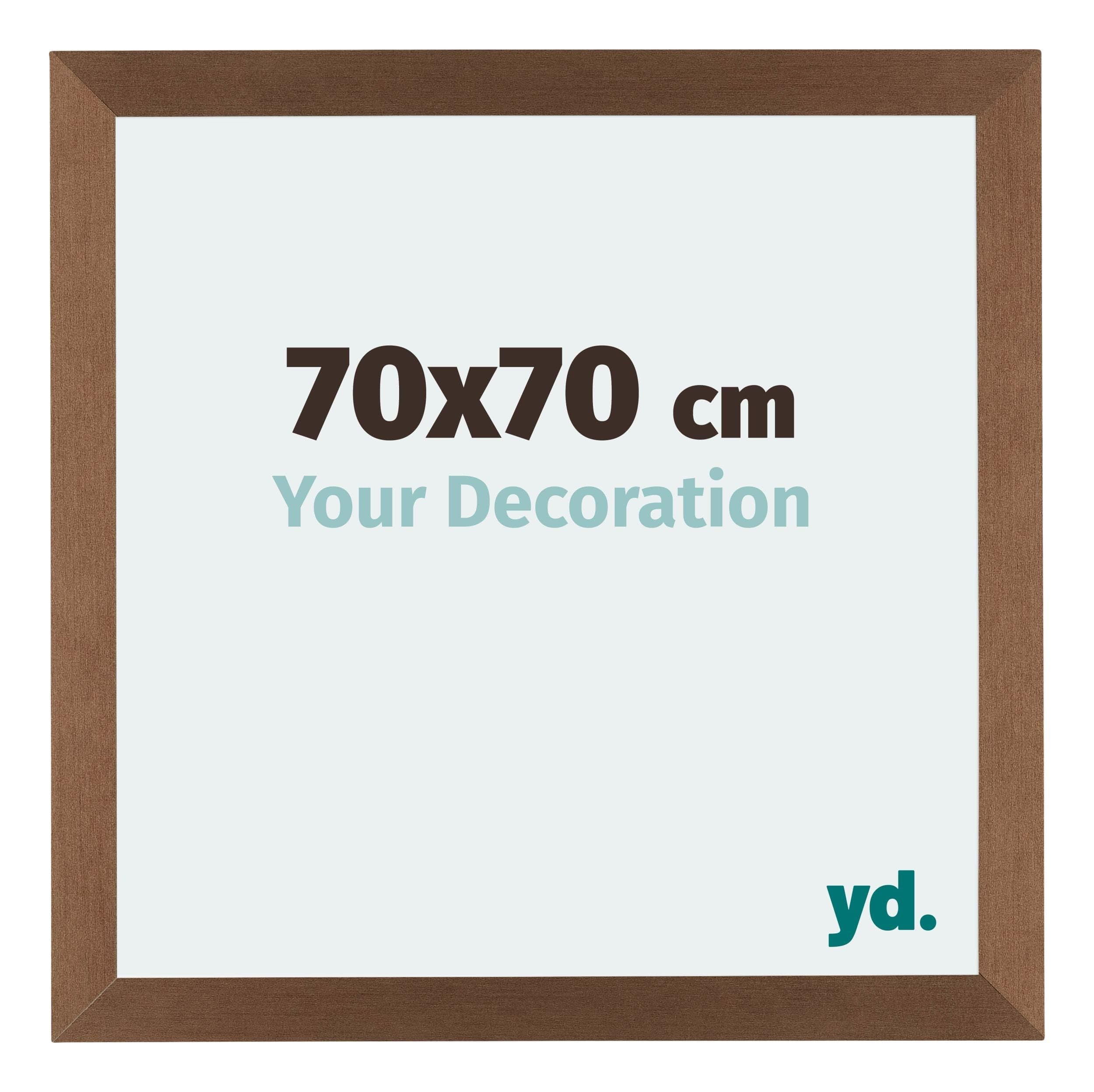 Your Decoration - Picture Frame 70x70 cm - Copper Design - Decorative Wall Frame in MDF with Antireflection - Frame 70x70 - Mura — image 1