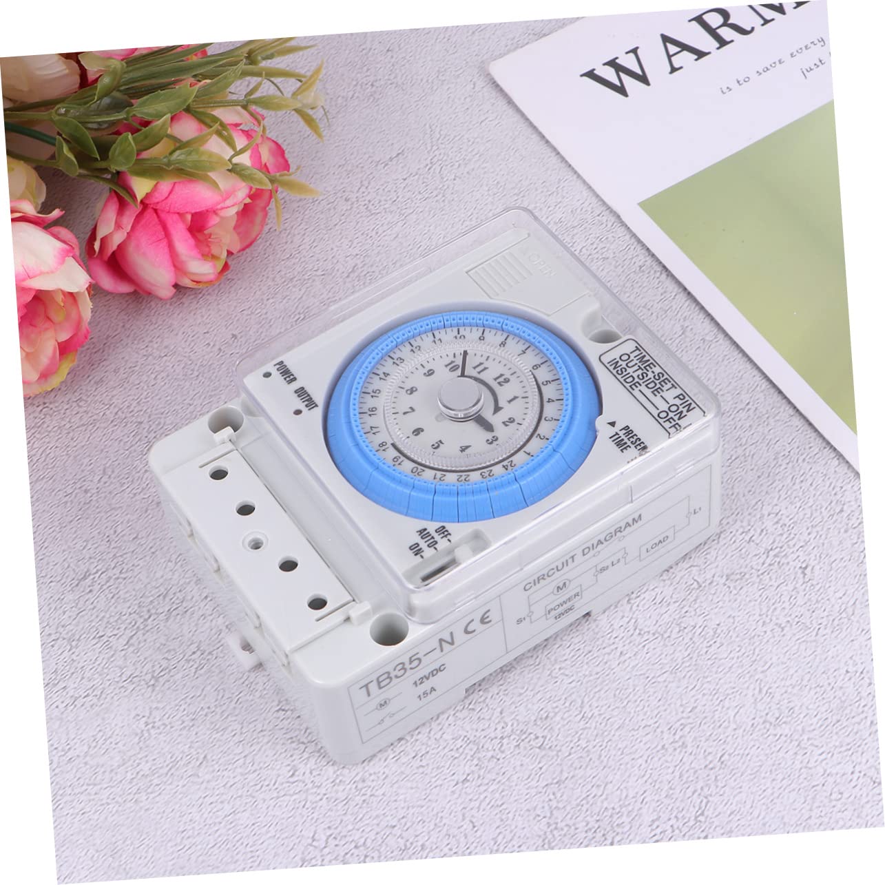 Kompakte Mechanische Zeitschaltuhr Küchenzeitschaltuhr PC Weiß