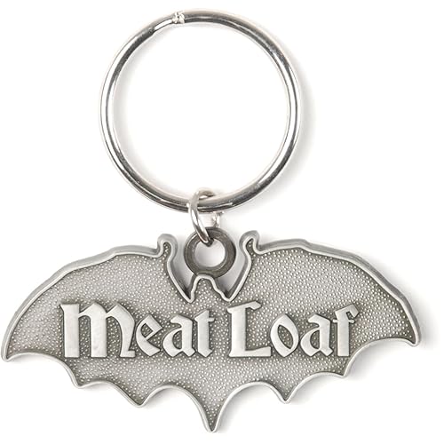 Meat Loaf Bat Out Of Hell Metal Key Chain Silver