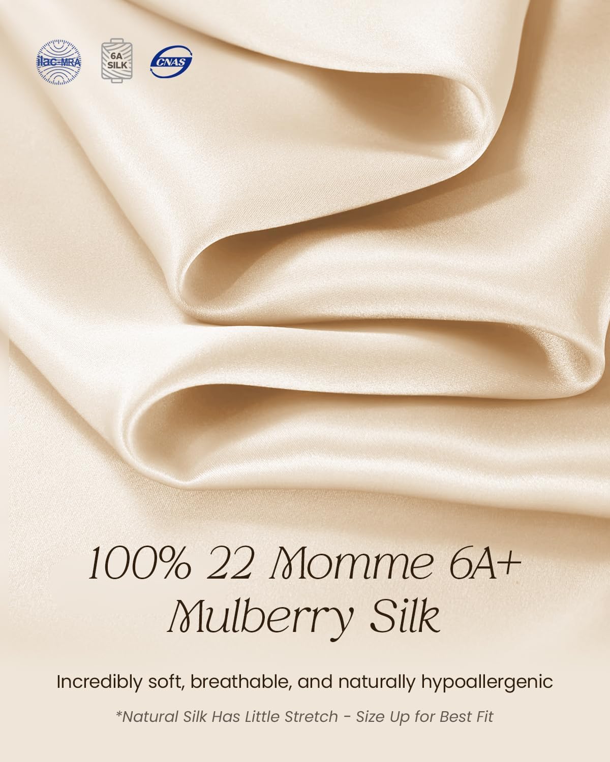 Womens 100% Mulberry Silk V-Neck Tank Top with Lace Trim, 22 Momme Silk, Adjustable Spaghetti Straps, Loose Fit Cami - Image 3