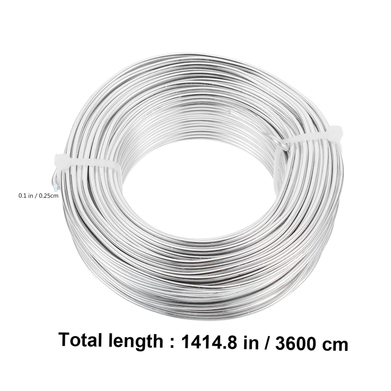 Aluminiumdraht Schmuckdraht 2,5 Mm Für Bastelprojekte Perlendraht Biegsam Rostfrei Metall Flexible Anwendung