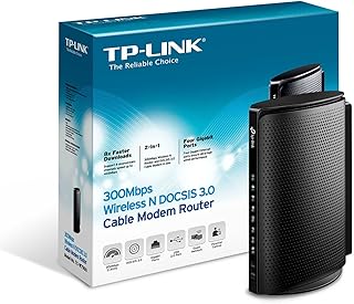 TP-Link TC-W7960 DOCSIS3.0 300Mbps Wireless WiFi Cable Modem Router for Comcast XFINITY, Time Warner Cable, Cox Communications, Charter, Spectrum