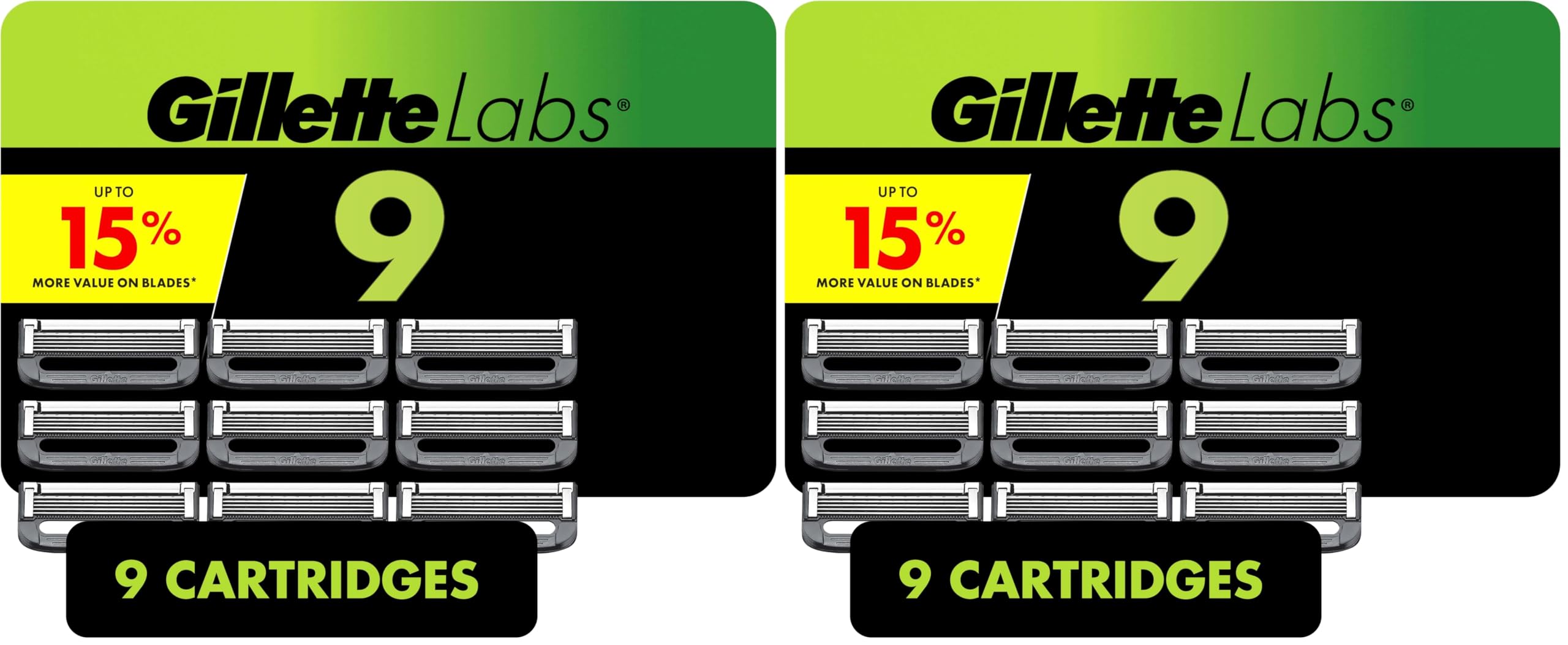 GilletteLabs Razor Blade Refills Ultimate Precision Trimmer 5 Bladed Refills Compatible with Exfoliating Bar and Heated Razors 9