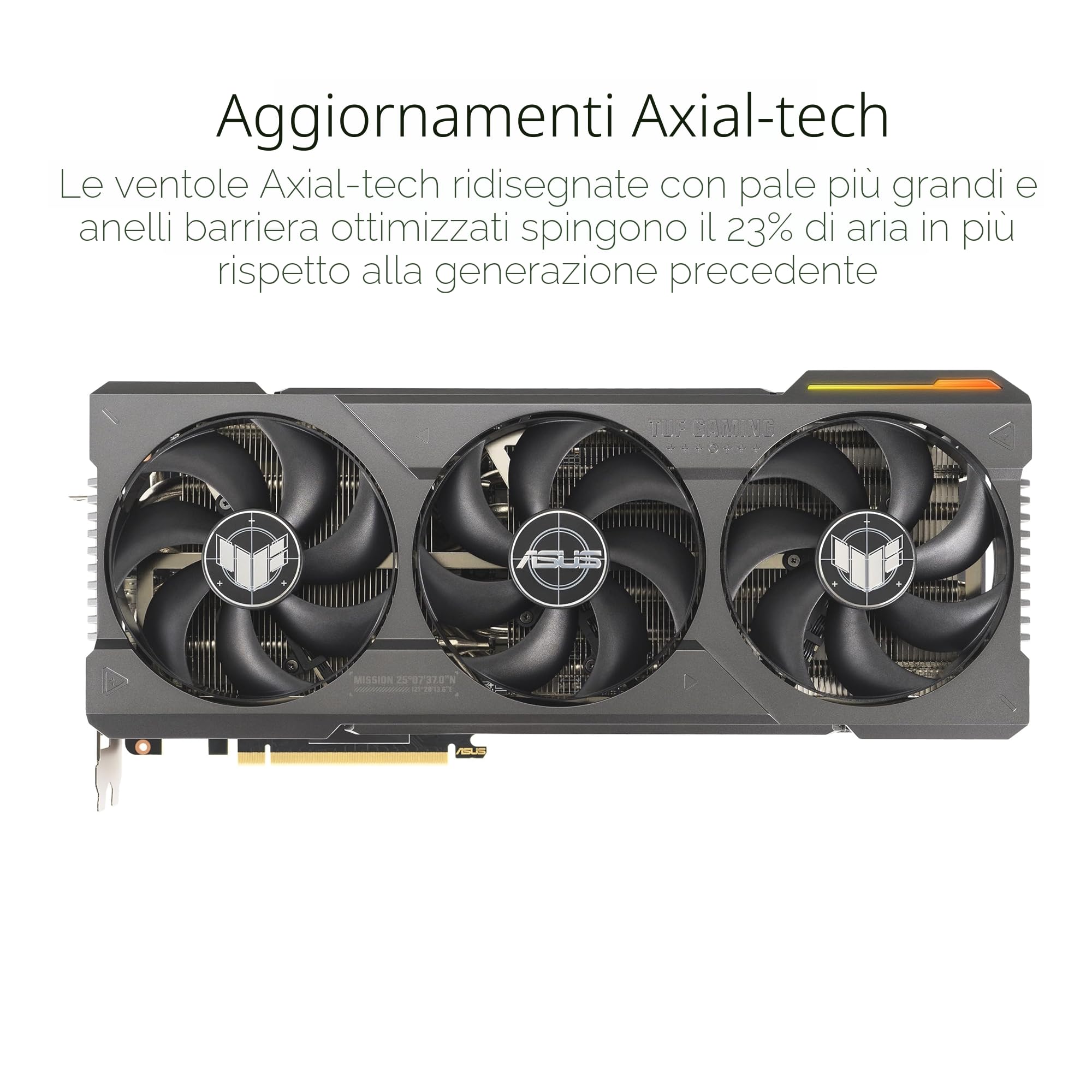 ASUS TUF Gaming NVIDIA GeForce RTX 4080 SUPER OC Edition Scheda Grafica 16 GB GDDR6X, 256 Bit, PCIe 4.0, HDMI, DisplayPort, Nero, TUF-RTX4080S-O16G-GAMING