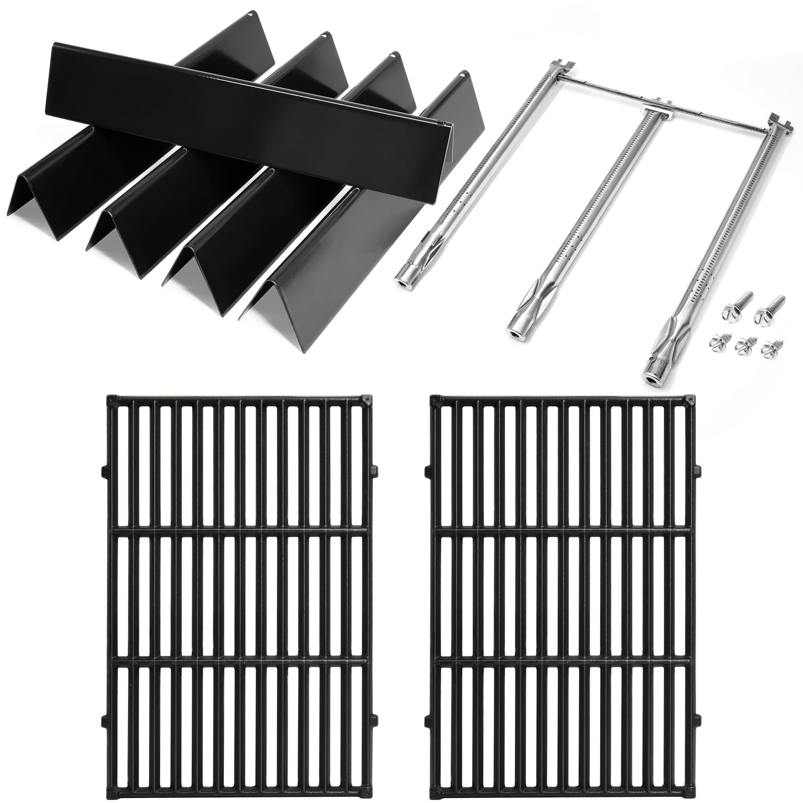 Grilles en fonte Weber Spirit 300 Hiorucet et barres aromatisantes