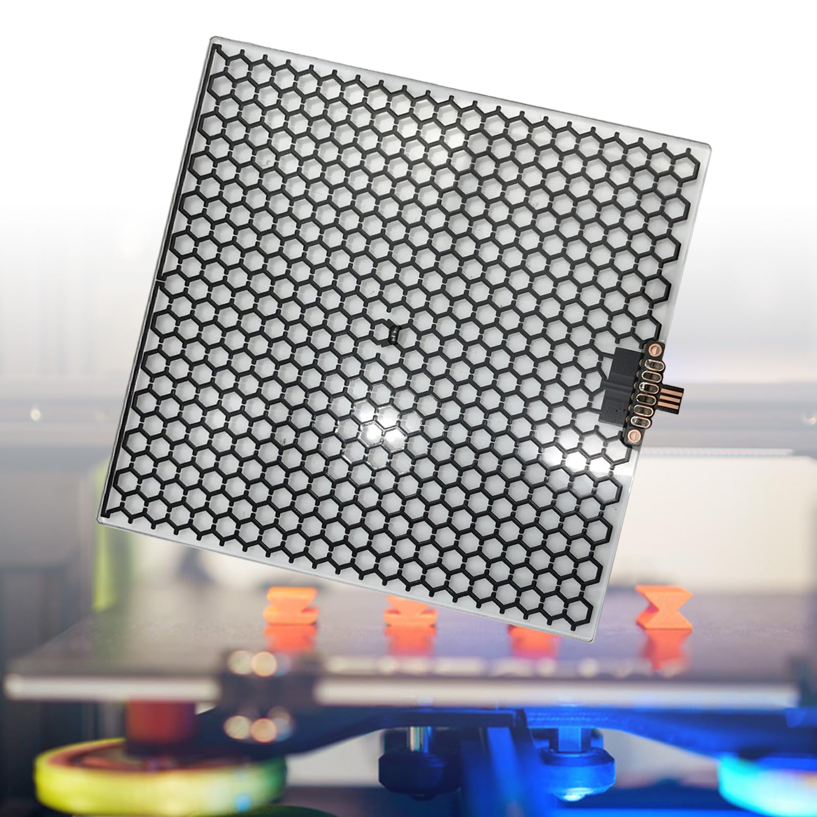 24 V 100 W Glas beheiztes Bett Drucker Temperaturregelung gehärtetes Glas 250 mm für Drucker Temperaturregelung Heizbett