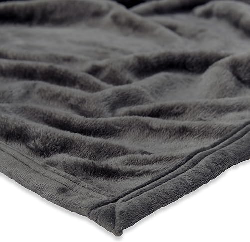 Miniatura 5 de Northwest Ashford Home - Manta familiar de gran tamaño, color pizarra, 108 x 120 pulgadas