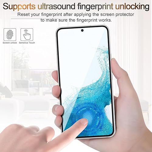 Miniatura 6 de Paquete de 3 + 3 2 protectores de pantalla de privacidad y 1 transparente y 3 protectores de lente de cámara para Samsung Galaxy S22 5G de 6.1