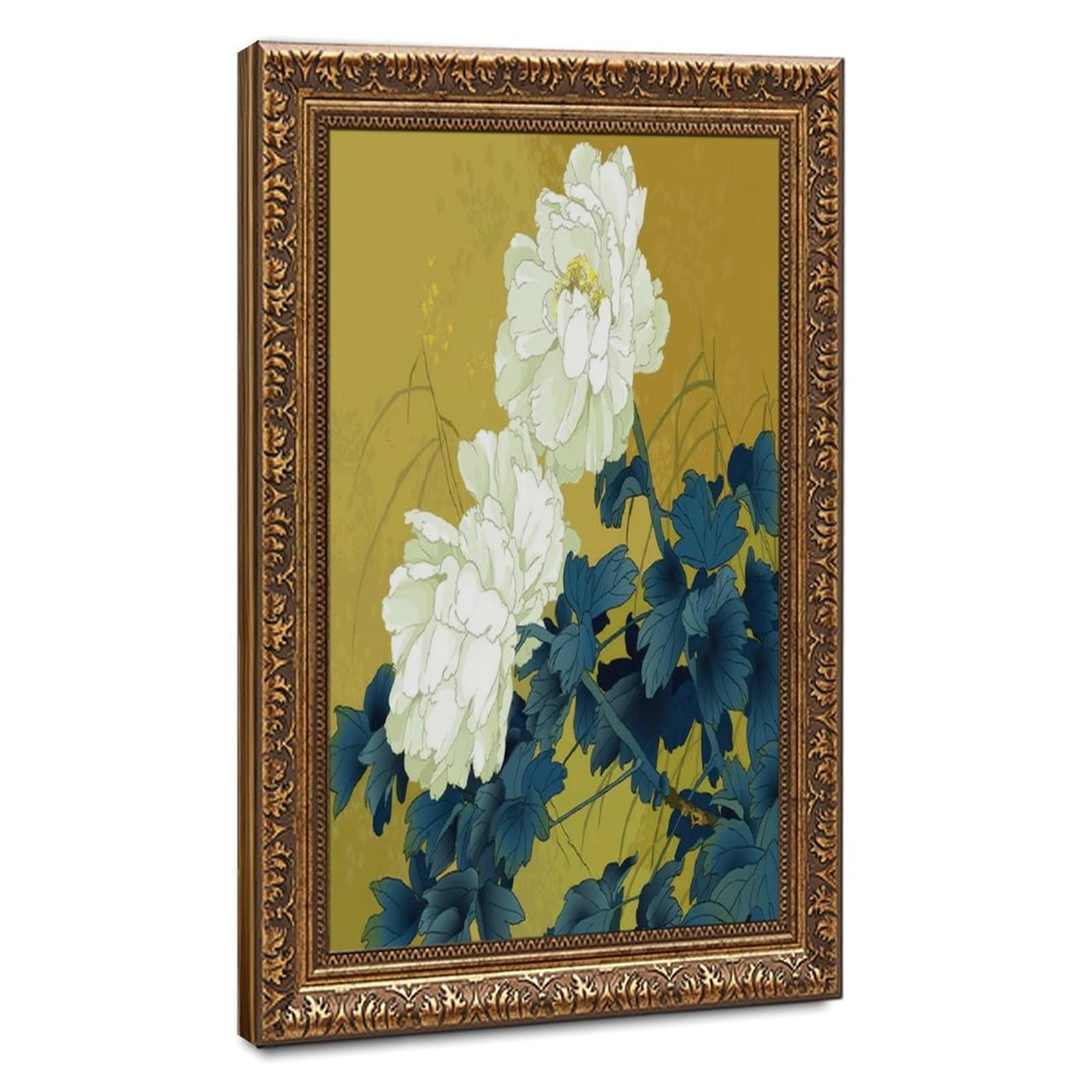 Bareronor Japanese Flowers Poster Canvas Poster Bedroom Decor Landscape Office Room Decor Gift 20" L X 30" W