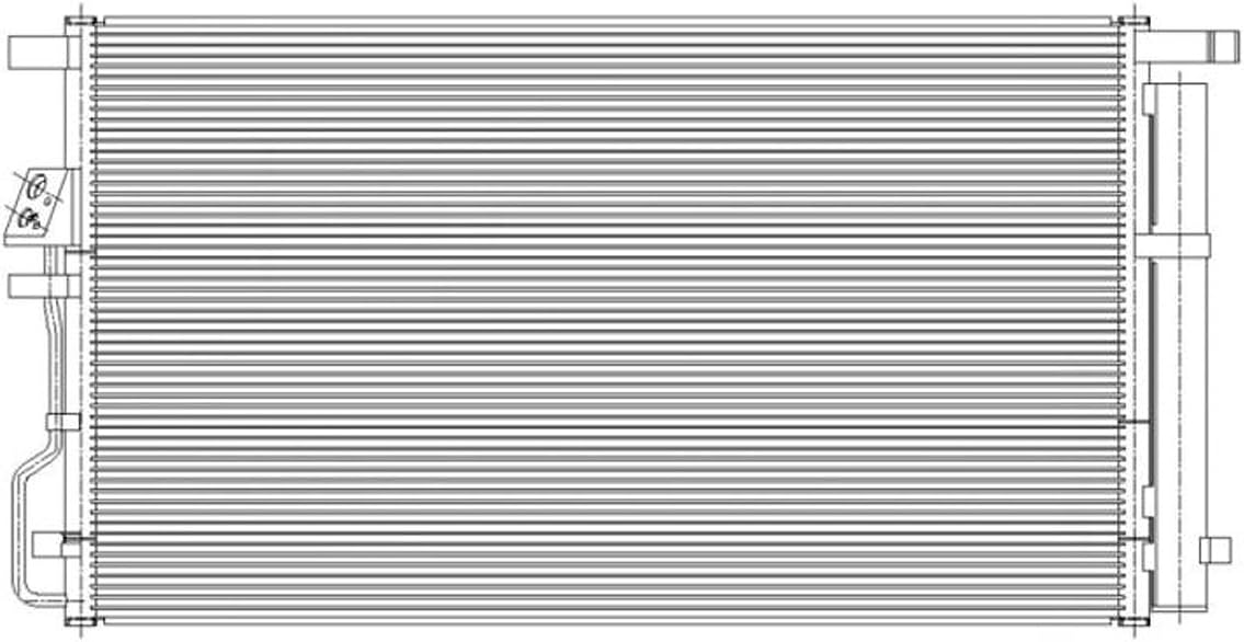 OE Replacement HYUNDAI TUCSON A/C Condenser (Partslink Number HY3030165)