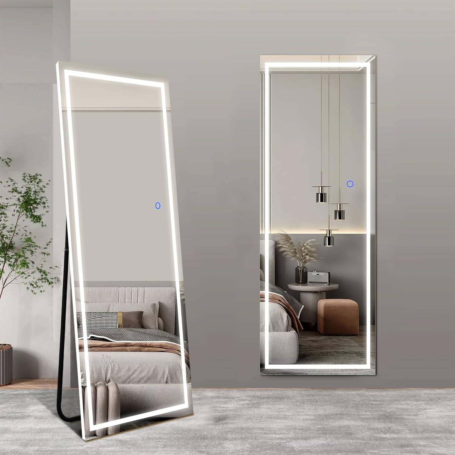 NeuType LED Mirror 63"x 20" Full Length Mirror with LED