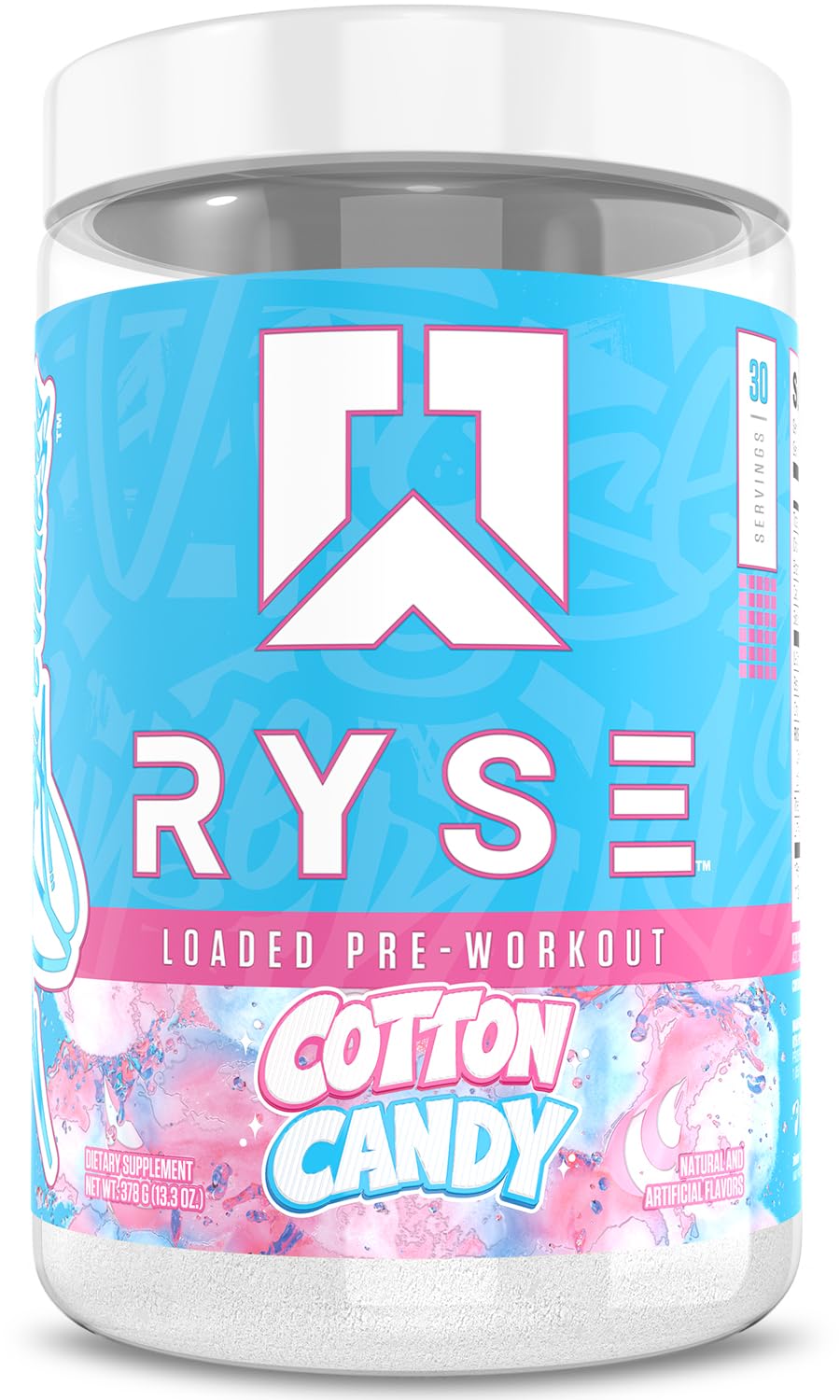 Ryse Loaded Pre Workout Powder - Freedom Rocks - Daily Pre-Workout for Men & Women with 325mg Caffeine, Beta Alanine, and Citrulline for Pump, Focus, and Energy - 30 Servings — Amazon image 16