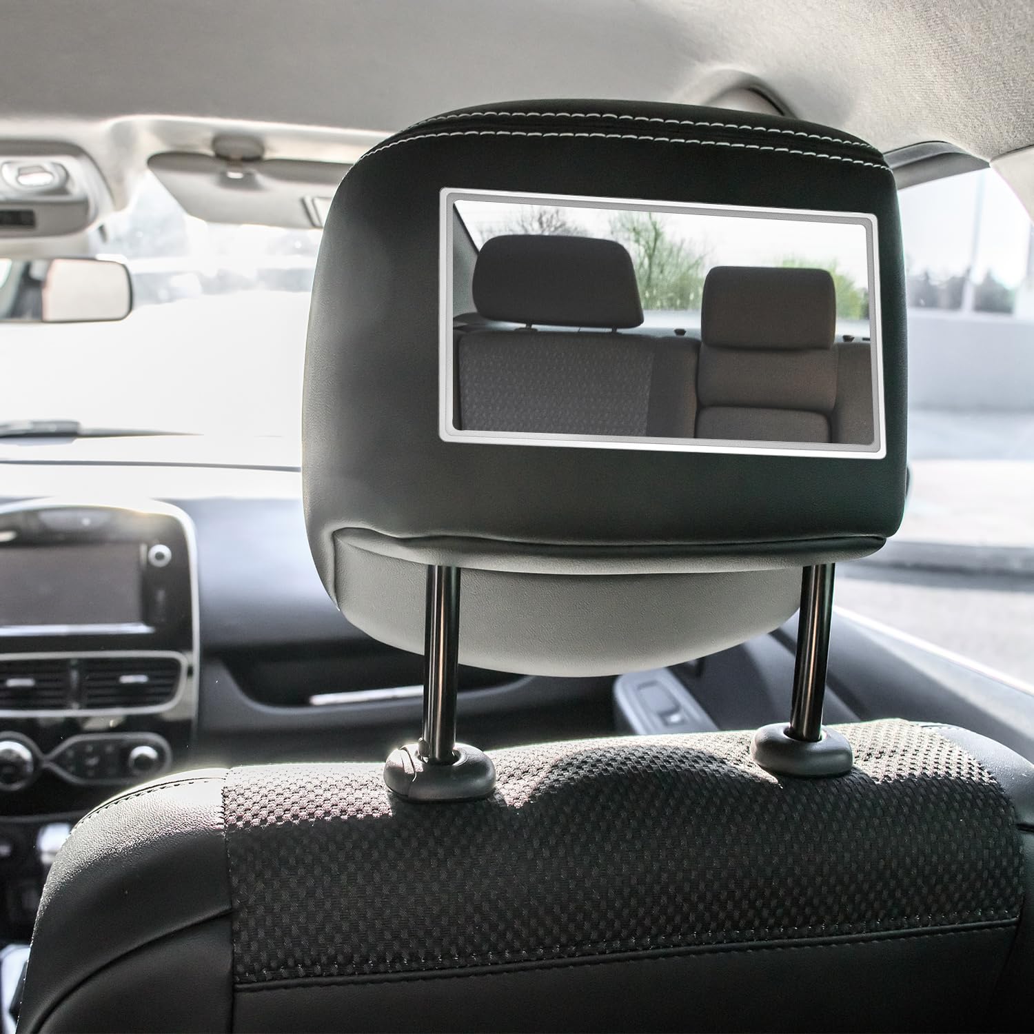 QWORK® Lot De 10 Longs Iroirs Ural Autocollant - 50 X 5 C - Iroir Décoratif Conception De