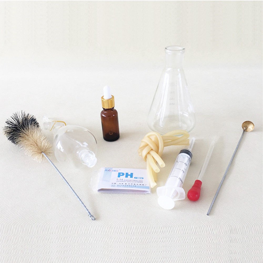 500 ml 1000 ml Neue Lab Destillation Apparat ätherisches Öl reines Wasser Brenner Glaswaren Kits w/Aufbewahrungsbox, 1000ml