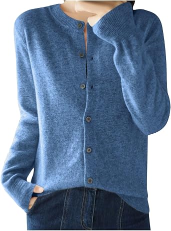 Fall Outfits for Women 2025 Lightweight Long Sleeve 0Pen Front Sweater Button Down Loose Fit Casual Cardigans