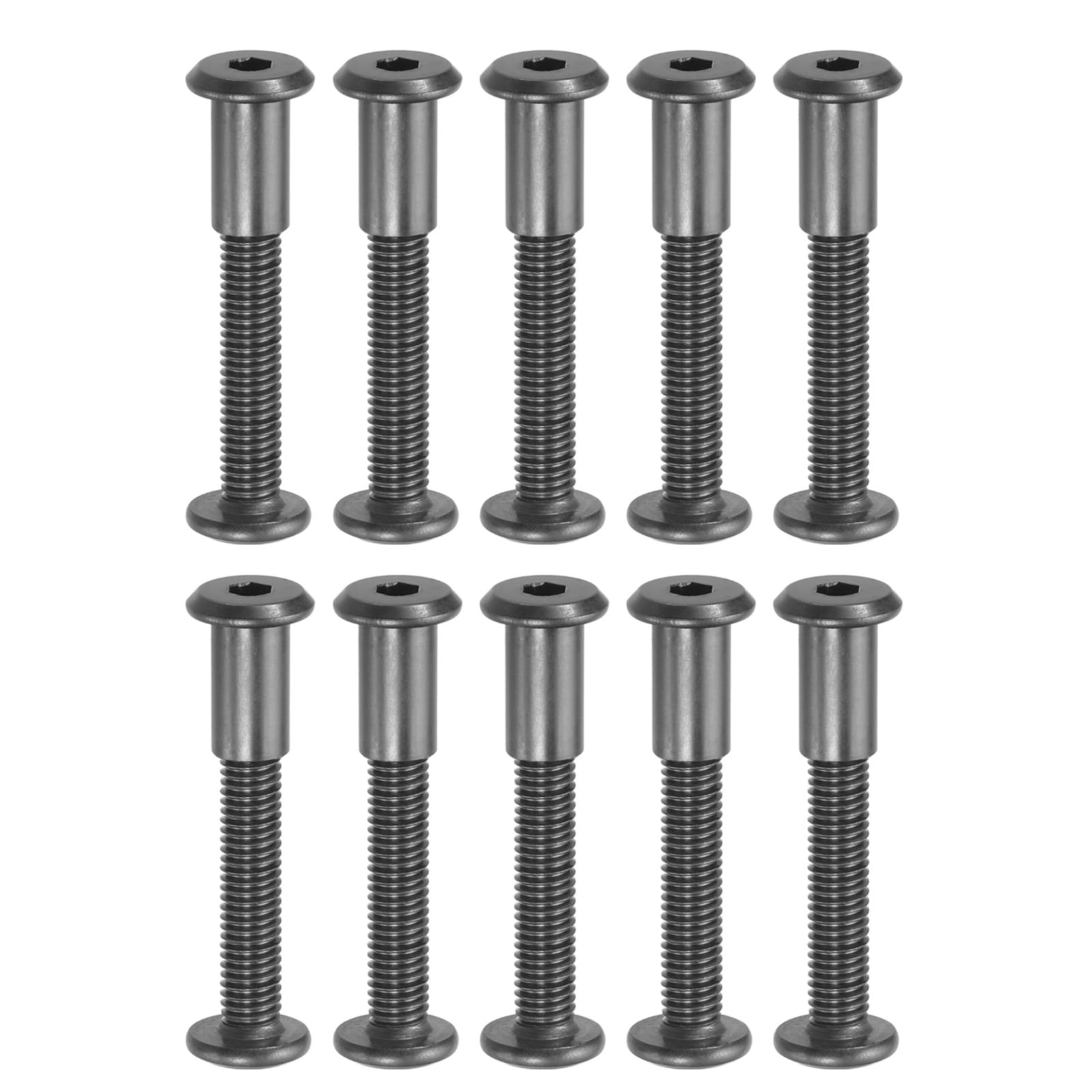 PATIKIL M8 x 35 mm Hex Chicago Screws