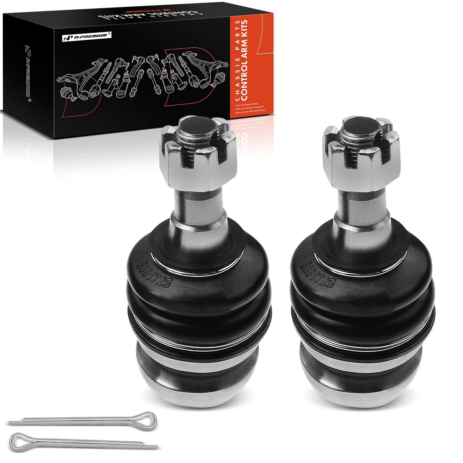 A-Premium 2PCS Front Lower Ball Joints Compatible with Subaru Outback 2000-2019 Forester Impreza Legacy WRX STI XT XV Crosstrek Baja Saab 9-2X Replace# K9513 20206AJ000