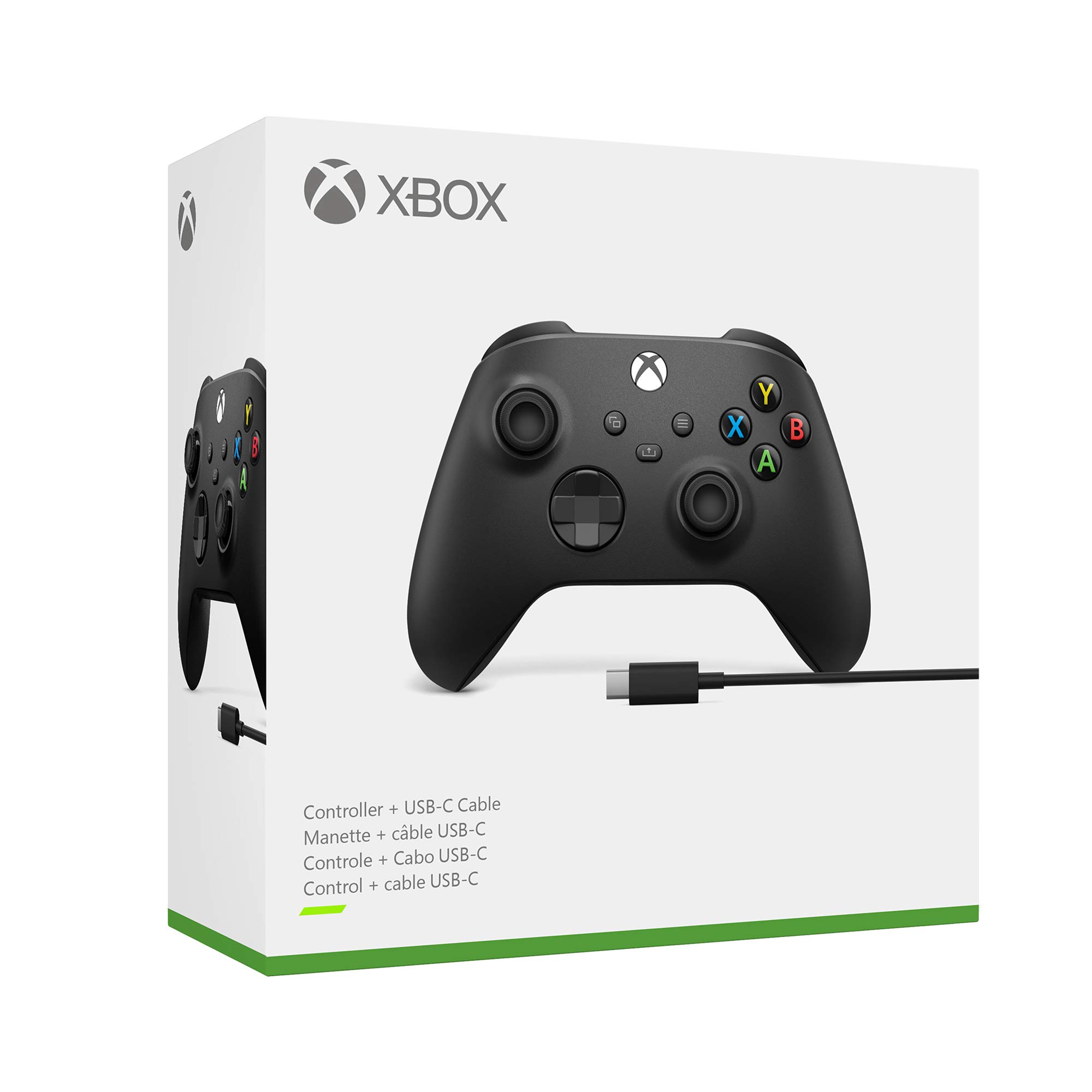 Controller Wireless Microsoft Xbox Carbon Black Con Problema Stick Drift - Ricambi/Non Funzionante