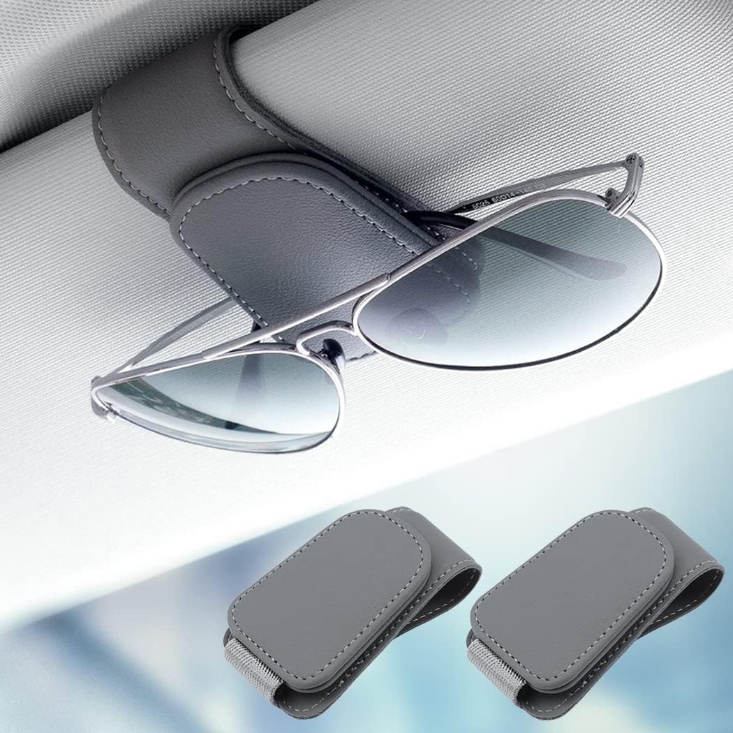 LJDJ Sunglass Clip for Car Visor 2 Pack Car Accessories