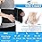 S Abdominal Binder Post Surgery - Elastic Waist Band for Stomach Support & Compression, Bariatric, Tummy Tuck | Latex-free, Breathable Belly Wrap Hernia Belt - (30 - 45) 3 PANEL - 9 High BLACK