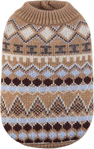 Miniatura 5 de Suéter suave y cálido para perro, suéter de punto para gato, suéter clásico grueso para mascotas, lindo suéter de invierno para perro, suéter de