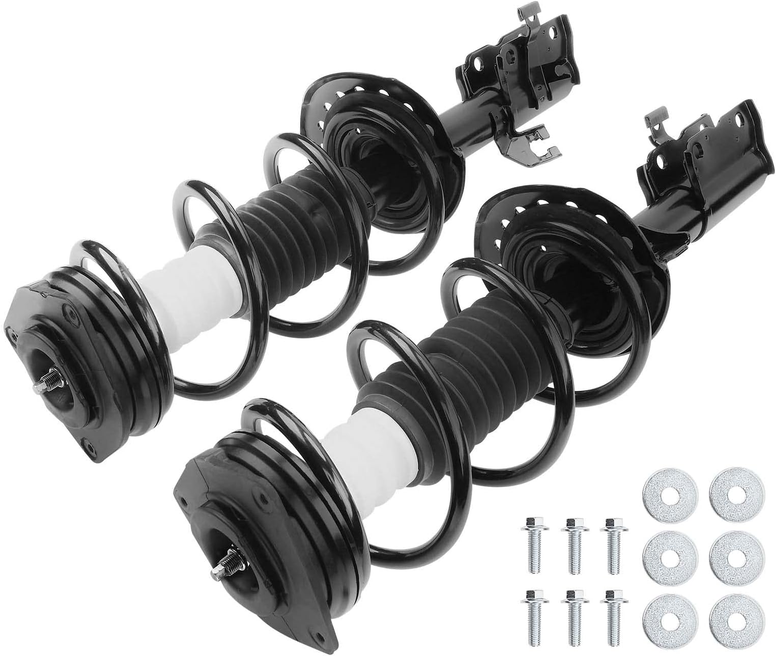 A-Premium Front Pair (2) Complete Strut & Coil Spring Assembly Compatible with Nissan Rogue 2008-2012, AWD Only, Driver and Passenger Side