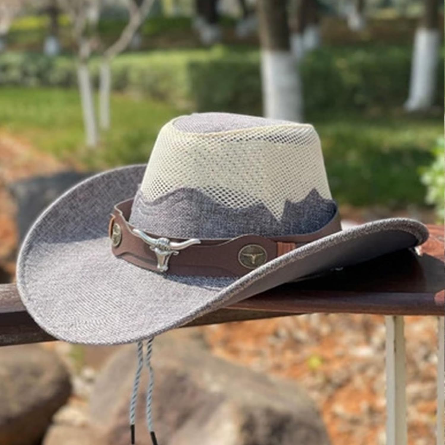 Hat for Women Belt Hat Fashion Music Festival Hat Mesh Sun Cap for Travel