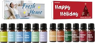 Diffuser Fragrance Oils, Aromtopia Clean Essential Oils, Christmas Happy Holiday, Clean Fresh Home Scents & Holiday Scents