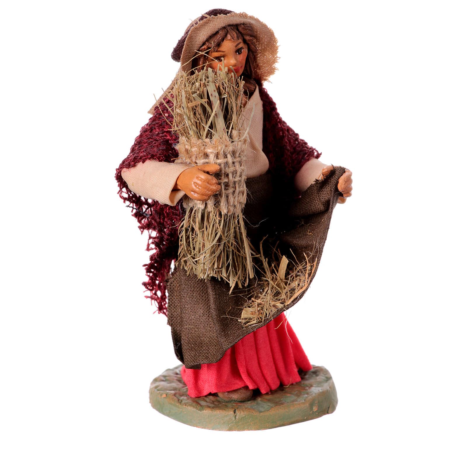 Holyart Presepe Napoletano: Mietitrice 10 cm presepe napoletano