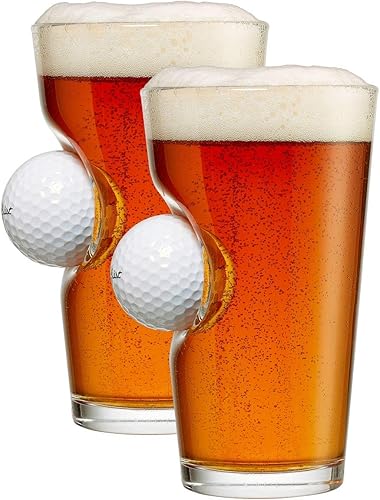 Vista 5 de BenShot Bola de golf Rocks Glass - 11oz Fabricado en los Estados Unidos