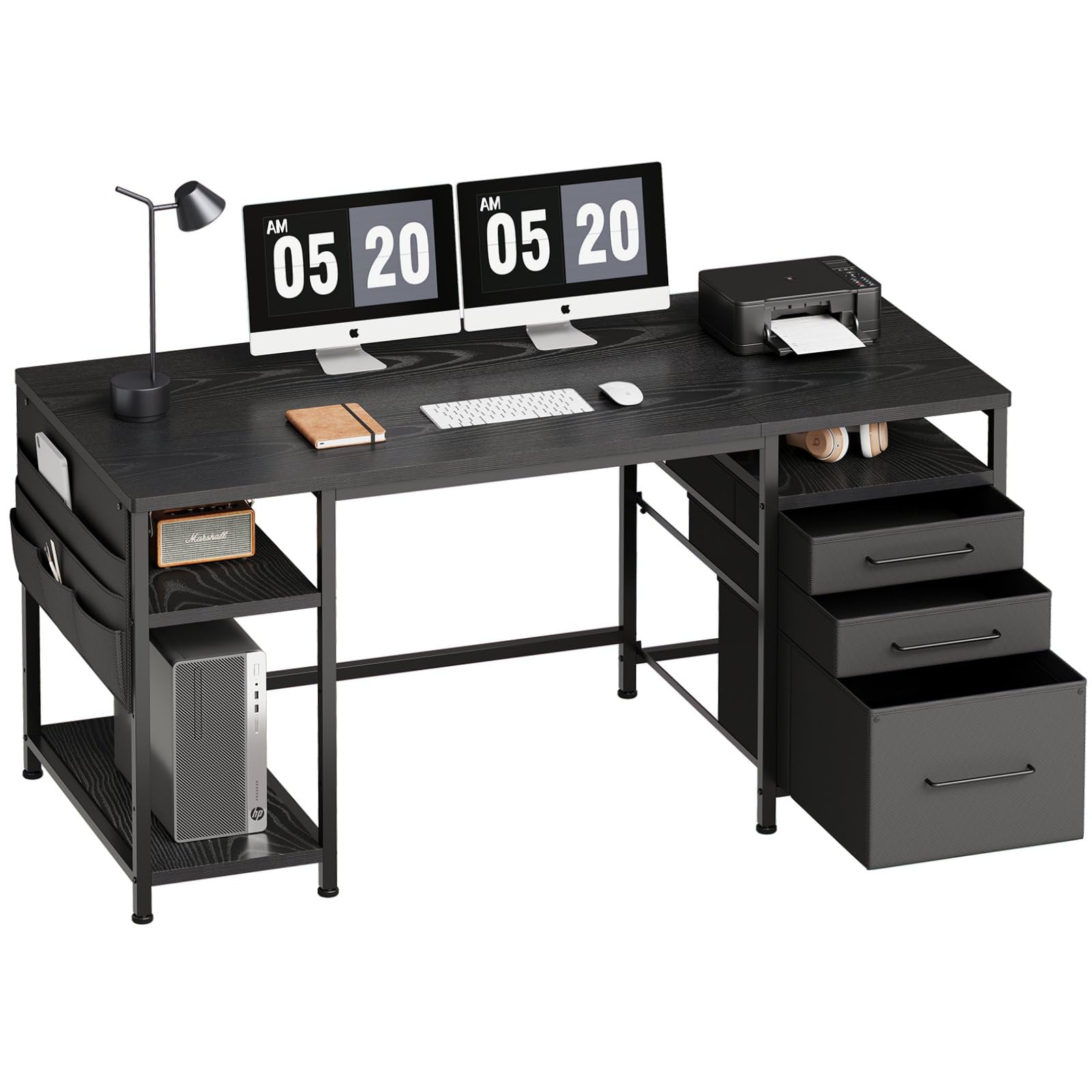 Mayitaです。デスク Maihail Maihail Home Office Desk with Drawers Adjustable