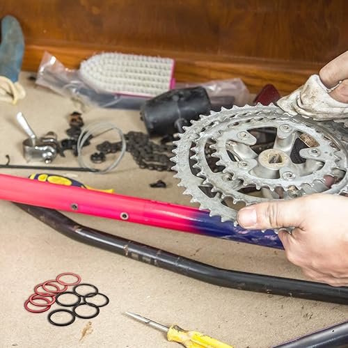 Miniatura 5 de Frienda 10 piezas bicicleta bicicleta soporte inferior espaciador 7 8 9 10 11 velocidad Cassette arandela anodizado aleación de aluminio volante Hub