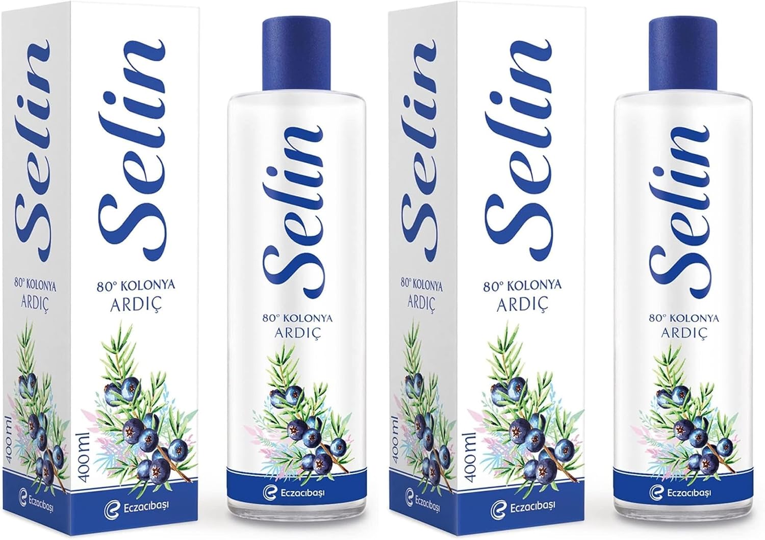 Selin Ardıç Kolonyası 400 ml 2li paket