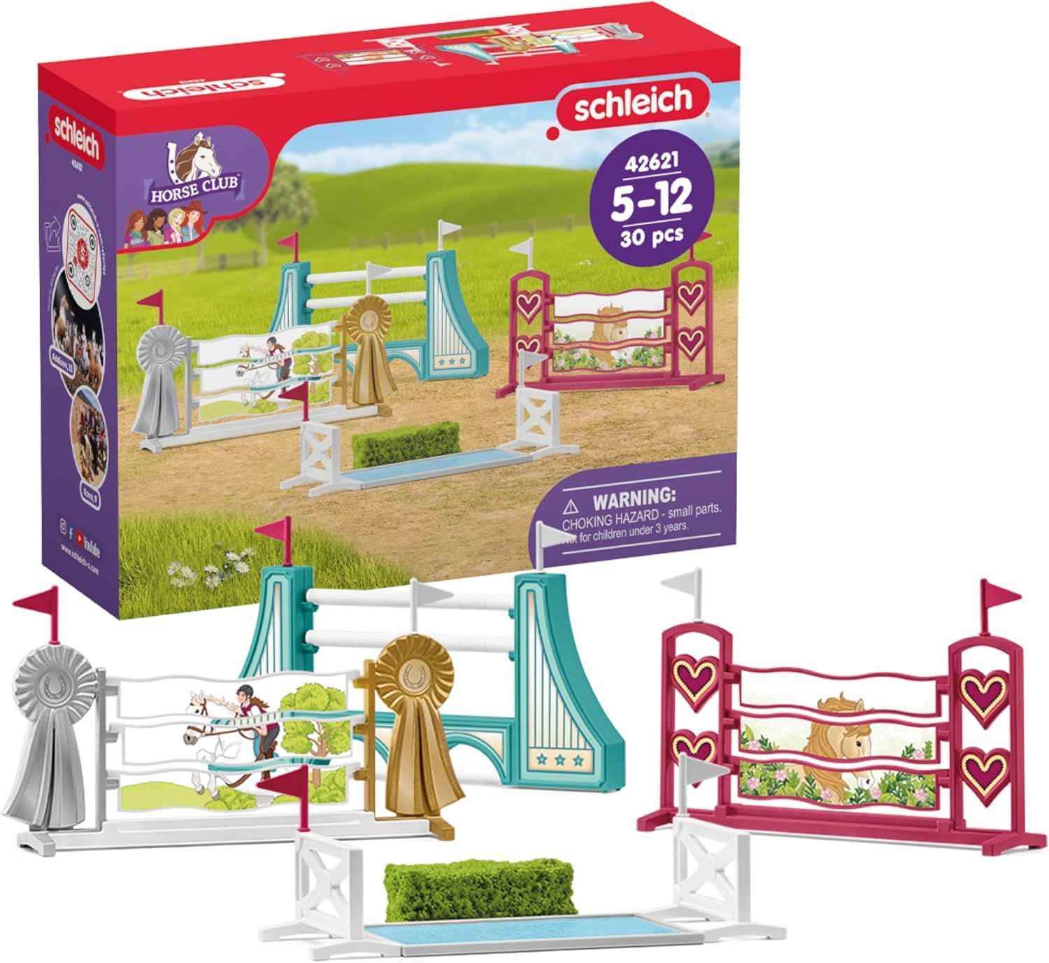 Schleich 42612 Horse Club Obstacle Accessories Accessories